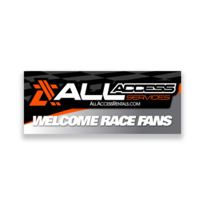 5'x2' AA Welcome Race Fans Banner