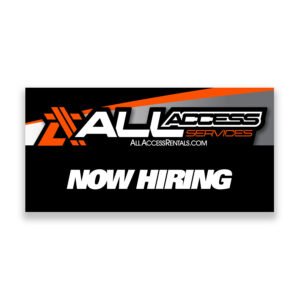 8'x4' AA Now Hiring Banner
