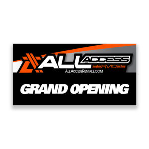 8'x4' AA Grand Opening Banner