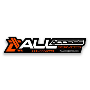 All Access .com/888 Decal