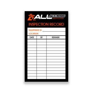All Access Inspection Decal