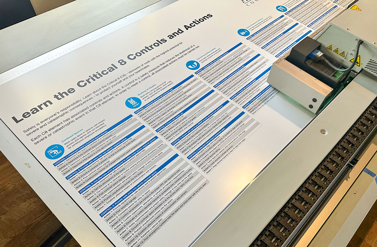 CLARK Construction Signage