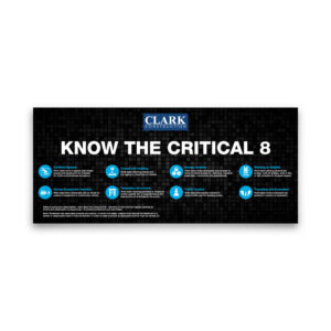 KNOW THE CRITICAL 8 Sign