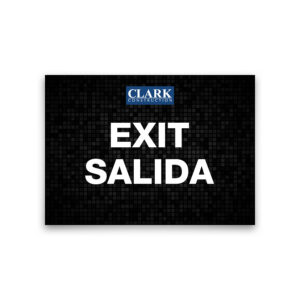 EXIT Sign Bilingual