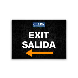 EXIT Sign Bilingual - LEFT