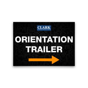 ORIENTATION Sign - RIGHT