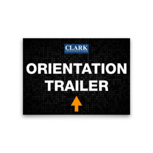 ORIENTATION Sign - STRAIGHT